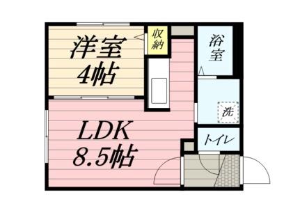 ラフィーネ栄町 202｜北海道札幌市東区北四十一条東１２丁目(賃貸マンション1LDK・2階・27.93㎡)の写真 その2