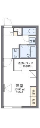 レオパレスルフラン 206｜北海道札幌市手稲区稲穂四条２丁目(賃貸アパート1K・2階・23.18㎡)の写真 その2