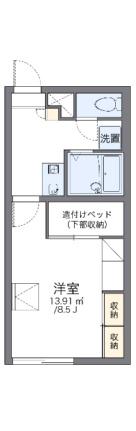 レオパレススカーレット 203 ｜ 北海道札幌市手稲区曙二条２丁目（賃貸アパート1K・2階・23.18㎡） その2