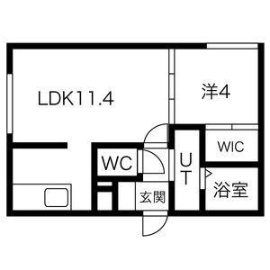 ＧＡＯＫＡ　ＧＲＯＯＶＥ 201｜北海道札幌市中央区南七条西２５丁目(賃貸マンション1LDK・2階・35.74㎡)の写真 その2