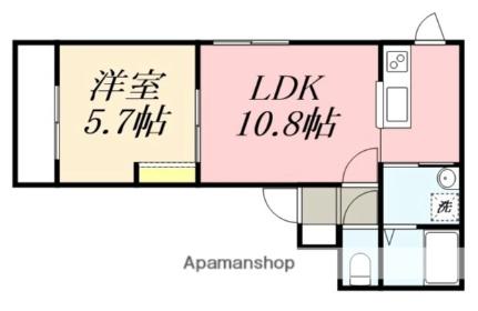 アンジュード（ＡＮＮＥ　ＪＵＤＥ） 301｜北海道函館市柳町(賃貸アパート1LDK・3階・40.00㎡)の写真 その2