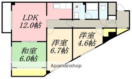 イーストコア 101｜北海道函館市柳町(賃貸マンション3LDK・1階・67.40㎡)の写真 その2