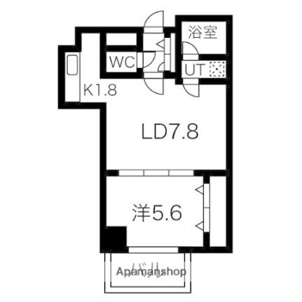 メープル中の島 602｜北海道札幌市豊平区中の島二条５丁目(賃貸マンション1DK・6階・32.73㎡)の写真 その2