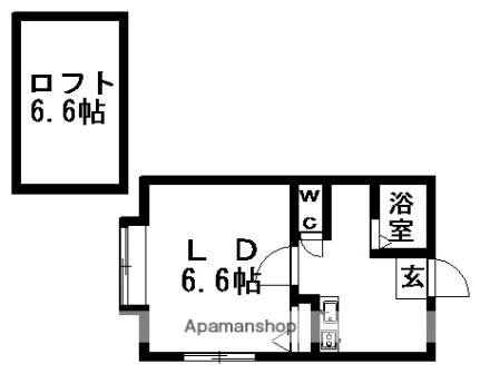 ウィスダム月寒中央 103｜北海道札幌市豊平区月寒西三条７丁目(賃貸アパート1K・1階・21.78㎡)の写真 その2