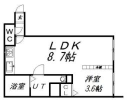 豊平公園駅 3.6万円