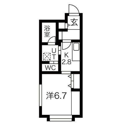 Ｎｅｏ 405 ｜ 北海道札幌市豊平区旭町３丁目（賃貸マンション1K・4階・25.16㎡） その2