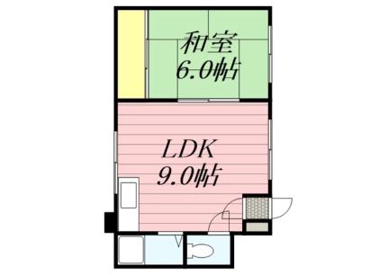 南郷18ビル 402｜北海道札幌市白石区南郷通１８丁目南(賃貸マンション1LDK・4階・29.16㎡)の写真 その2