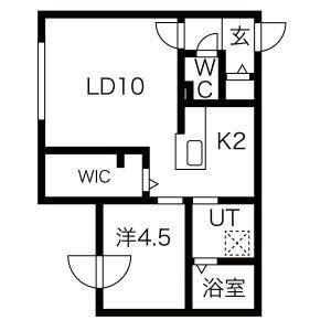 Ｂｅｌｌａｇｉｏ　ｔｓｕｋｉｓａｍｕ 303｜北海道札幌市豊平区月寒西二条６丁目(賃貸マンション1LDK・3階・40.85㎡)の写真 その2