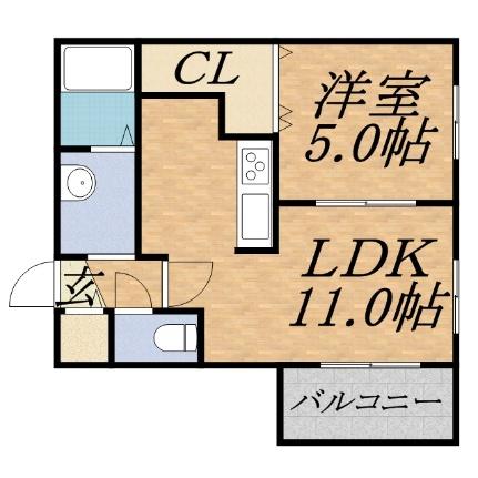 モルティーニ宮の森 304｜北海道札幌市中央区宮の森一条６丁目(賃貸マンション1LDK・3階・36.57㎡)の写真 その2