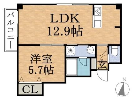 グラードエルヴィータ円山 403｜北海道札幌市中央区大通西２０丁目(賃貸マンション1LDK・4階・40.24㎡)の写真 その2