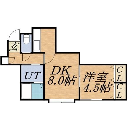 アイコートＮ8 103｜北海道札幌市中央区北八条西１９丁目(賃貸アパート1LDK・2階・28.00㎡)の写真 その2