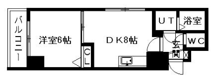 ＯＫビル 301｜北海道札幌市中央区南一条東７丁目(賃貸マンション1LDK・3階・30.55㎡)の写真 その2