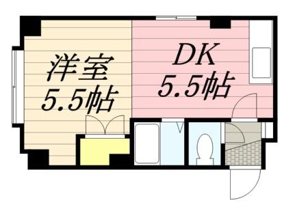 北海道札幌市中央区北二条西２７丁目(賃貸マンション1DK・4階・23.04㎡)の写真 その2