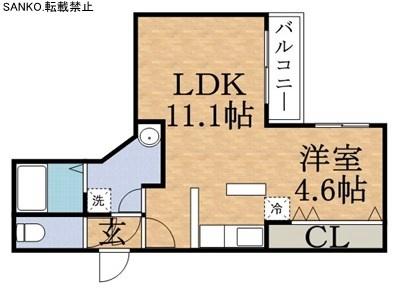Ｍｏｉｗａ　ｖｉｅｗ 315｜北海道札幌市中央区南二十条西１２丁目(賃貸マンション1LDK・3階・38.72㎡)の写真 その2