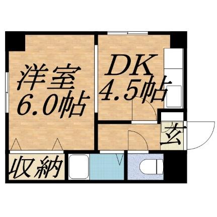 エスポワール16 00102｜北海道札幌市中央区南四条西１６丁目(賃貸マンション1DK・1階・23.77㎡)の写真 その2