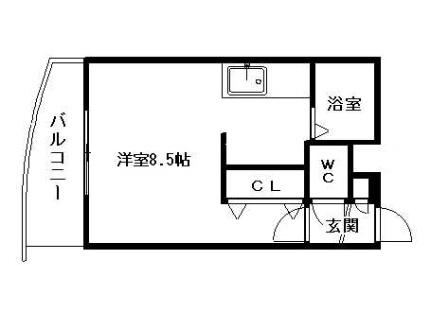 フォレスト裏参道 00405｜北海道札幌市中央区南四条西２１丁目(賃貸マンション1R・4階・21.75㎡)の写真 その2