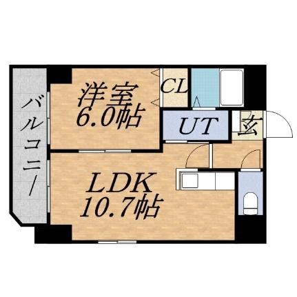 ティアラＮ6 1006｜北海道札幌市中央区北六条西１３丁目(賃貸マンション1LDK・10階・39.20㎡)の写真 その2