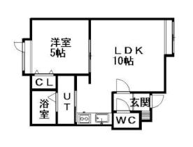 グレースガーデン南円山 0201 ｜ 北海道札幌市中央区南六条西２３丁目（賃貸アパート1LDK・3階・32.80㎡） その2