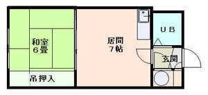 第参エビスビル 202｜北海道札幌市中央区北四条西２７丁目(賃貸マンション1DK・2階・25.45㎡)の写真 その2