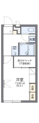 レオパレスマロニィ 205 ｜ 青森県八戸市大字田面木字上野平（賃貸アパート1K・2階・22.70㎡） その2