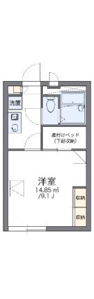 レオパレスミラノ 202｜青森県八戸市長者２丁目(賃貸アパート1K・2階・23.18㎡)の写真 その2