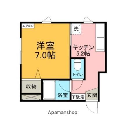 ハウジング373 1-3｜青森県青森市第二問屋町３丁目(賃貸アパート1K・1階・26.57㎡)の写真 その2