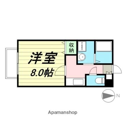 パセオＳＫ 102 ｜ 宮城県仙台市宮城野区岩切字青津目（賃貸アパート1K・1階・26.49㎡） その2