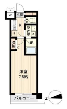 アトラスカーロ仙台駅東 0803｜宮城県仙台市若林区新寺３丁目(賃貸マンション1K・8階・24.08㎡)の写真 その2