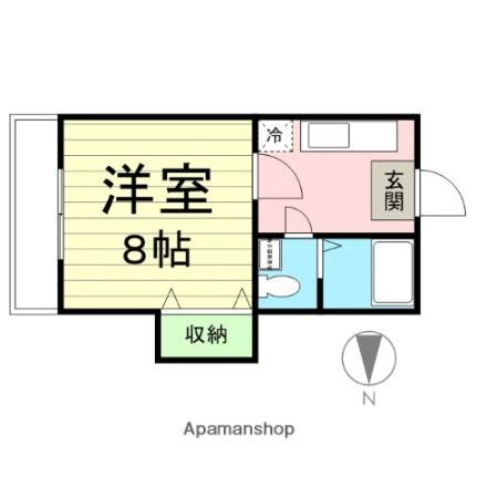 コーポラス宮千代 201｜宮城県仙台市宮城野区宮千代１丁目(賃貸アパート1K・2階・26.00㎡)の写真 その2