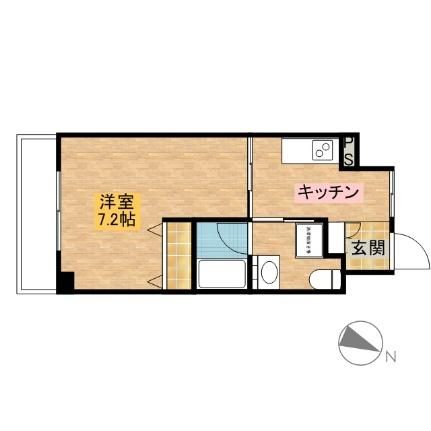 フィットエル仙台一番町 0402｜宮城県仙台市青葉区一番町２丁目(賃貸マンション1K・4階・25.24㎡)の写真 その2