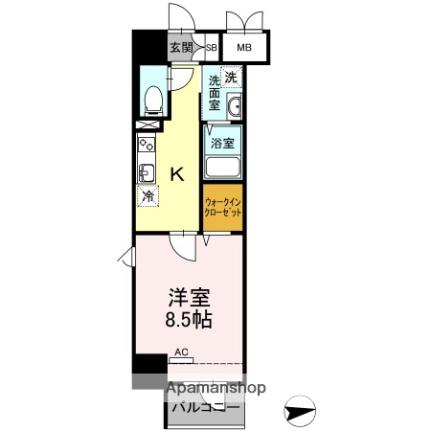 レガーロ仙台駅東 205｜宮城県仙台市宮城野区榴ケ岡(賃貸マンション1K・2階・31.05㎡)の写真 その2