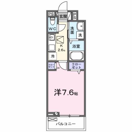 杜の風　原町II 102｜宮城県仙台市宮城野区原町４丁目(賃貸アパート1K・1階・27.02㎡)の写真 その2