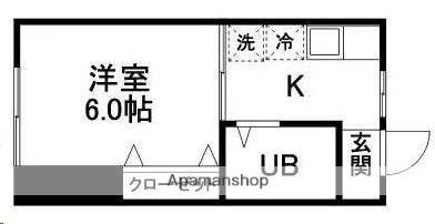 ピースフル仙台駅北（家具家電付） 204｜宮城県仙台市青葉区小田原５丁目(賃貸アパート1K・2階・20.20㎡)の写真 その2