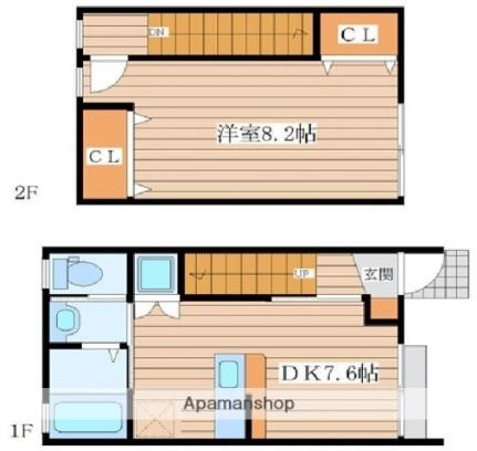 宮城県仙台市青葉区愛子東５丁目（賃貸アパート1DK・1階・41.96㎡） その2