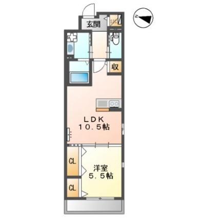 ドゥ・エスポワール 502｜宮城県仙台市青葉区二日町(賃貸マンション1LDK・5階・43.83㎡)の写真 その2