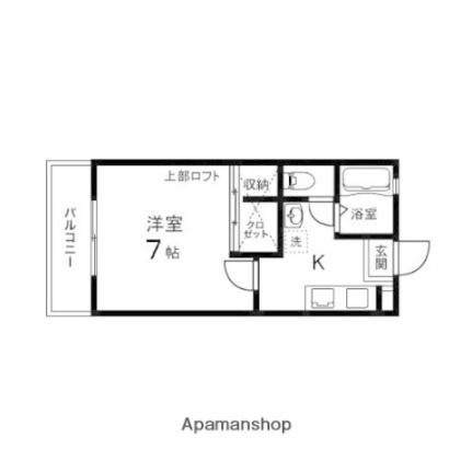 ロイヤルエイトII 208｜宮城県仙台市泉区上谷刈６丁目(賃貸アパート1K・2階・24.84㎡)の写真 その2