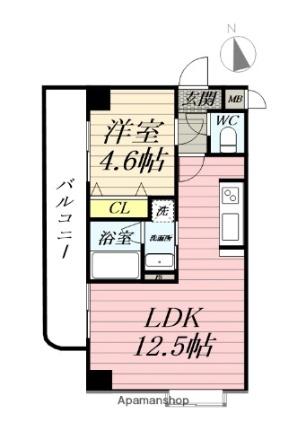 グレース萩野町 ｜宮城県仙台市宮城野区萩野町４丁目(賃貸マンション1LDK・3階・37.41㎡)の写真 その2