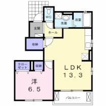 チェリーブロッサム 101 ｜ 宮城県仙台市太白区桜木町（賃貸アパート1LDK・1階・48.39㎡） その2