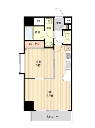 レジディア仙台本町 0601｜宮城県仙台市青葉区本町１丁目(賃貸マンション1LDK・6階・39.15㎡)の写真 その2