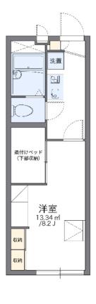 レオパレス山形駅西 104 ｜ 山形県山形市上町２丁目（賃貸アパート1K・1階・22.35㎡） その2