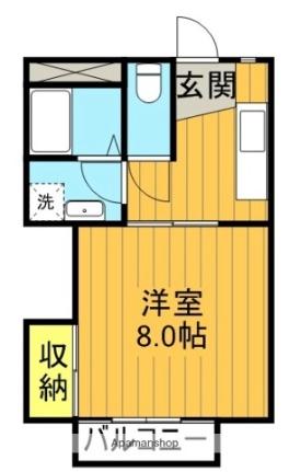 セゾンＭＩＫＩ 105｜福島県郡山市富久山町久保田字田池(賃貸アパート1K・1階・27.00㎡)の写真 その2