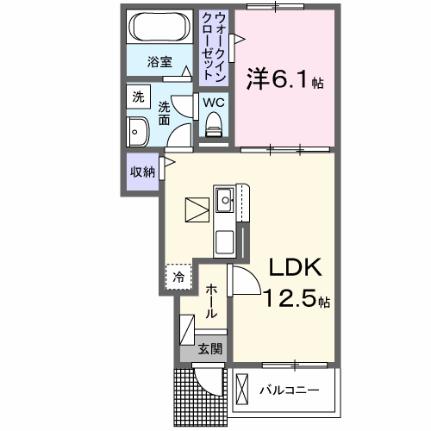 ココット　ハウス 102 ｜ 茨城県鹿嶋市大字港ケ丘（賃貸アパート1LDK・1階・44.70㎡） その2