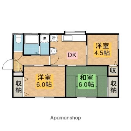 ラ櫻・下津台101 105 ｜ 茨城県鹿嶋市大字下津（賃貸一戸建3DK・1階・49.68㎡） その2