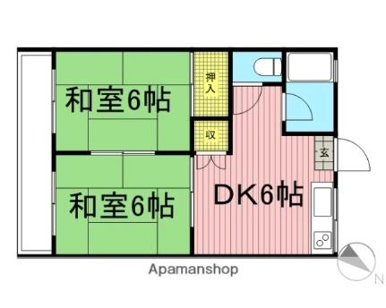 まことレジデンス 205｜埼玉県さいたま市浦和区領家１丁目(賃貸アパート2DK・2階・41.00㎡)の写真 その2