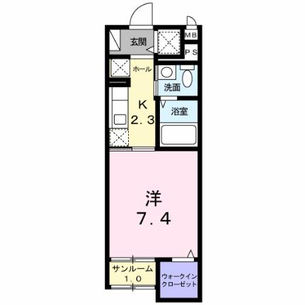 ル・ソレイユII 102｜埼玉県さいたま市北区宮原町２丁目(賃貸マンション1K・1階・29.59㎡)の写真 その2