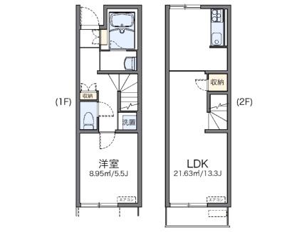 レオネクストタウンコート羽生Ｍ 107｜埼玉県羽生市大字羽生(賃貸アパート1LDK・1階・46.94㎡)の写真 その2