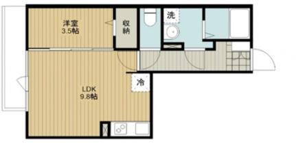 マレソール 302号室｜埼玉県さいたま市岩槻区諏訪４丁目(賃貸アパート1LDK・3階・34.78㎡)の写真 その2