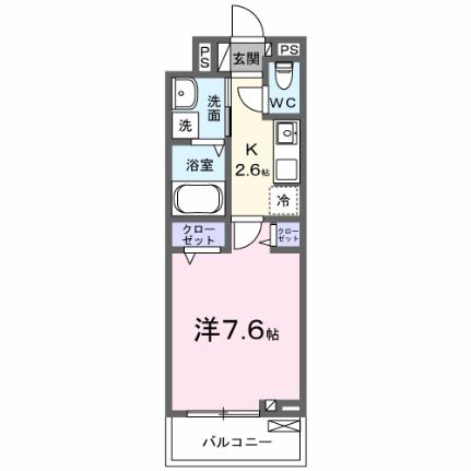 サニーサイドシーズン 303｜埼玉県川越市大字藤間(賃貸アパート1K・3階・27.02㎡)の写真 その2