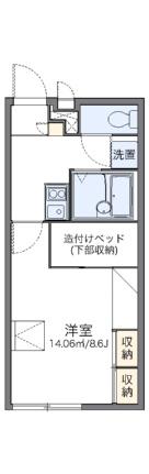 レオパレス柚 202｜埼玉県入間郡毛呂山町大字毛呂本郷(賃貸アパート1K・2階・23.18㎡)の写真 その2