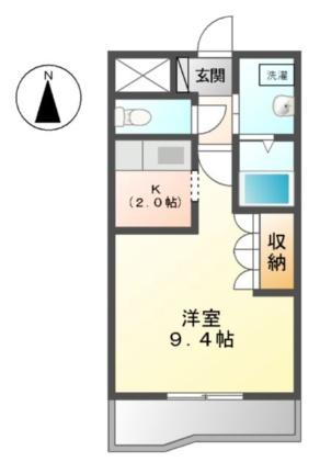 ベルガモット 101 ｜ 埼玉県入間郡毛呂山町岩井東１丁目（賃貸アパート1K・1階・29.75㎡） その2